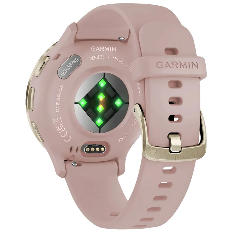 Relógio Garmin Venu 3S - Rosa (010-02785-03) 5 ATM Wi-Fi Android - Imagem 3