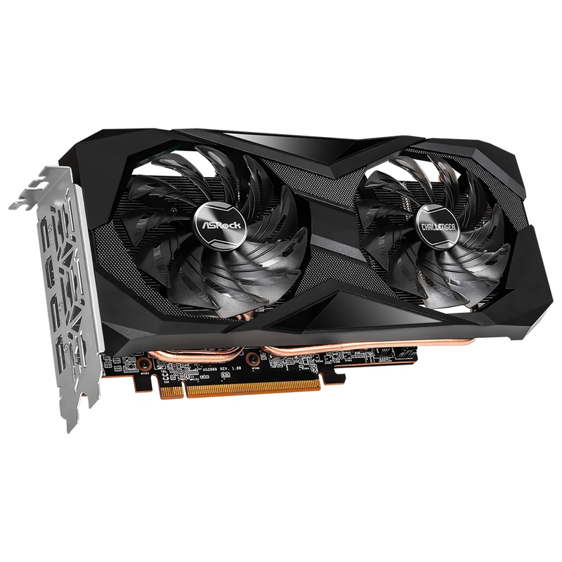 Placa de Video ASRock Challenger OC 8GB Radeon RX7600 GDDR6 - 90-GA41ZZ-00UANF - Imagem 3