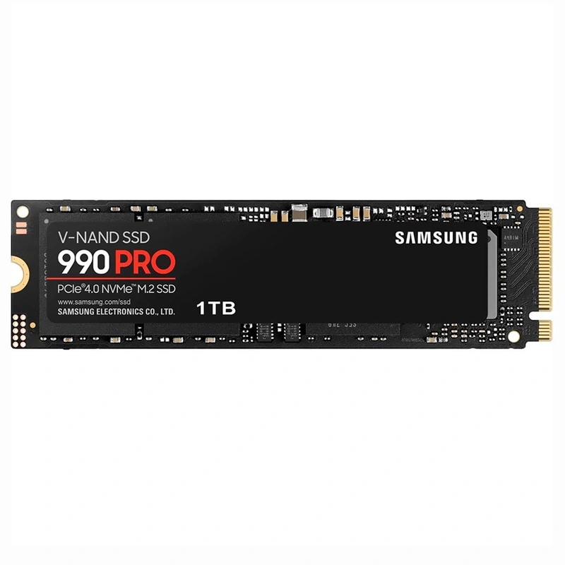 SSD Samsung M.2 1TB 990 Pro NVMe - MZ-V9P1T0BAM PCIe Gen 4.0 x4