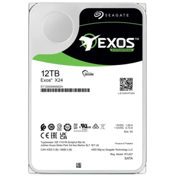 HD Seagate 12TB Exos X24 Enterprise 3.5 SATA ST12000NM002H