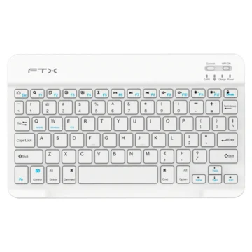 Teclado FTX B09 Bluetooth Espanhol - Branco (106227) Família Windows