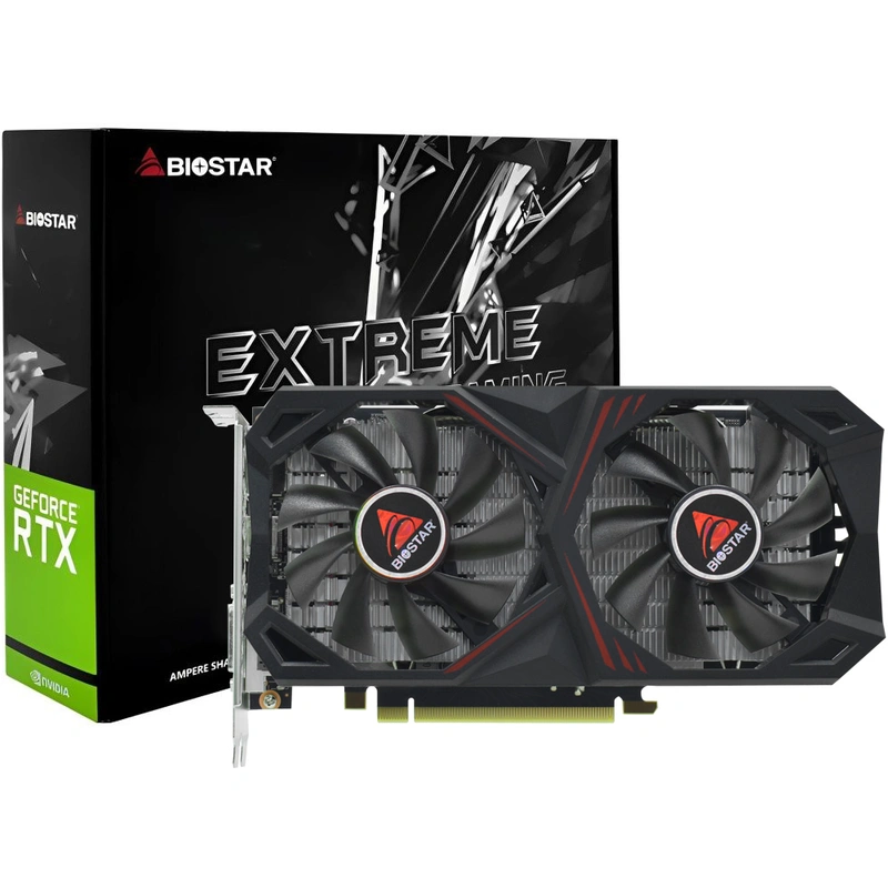 Placa de Vídeo Biostar Super Extreme Gaming 8GB GeForce RTX2060 GDDR6 - VN2066RF82