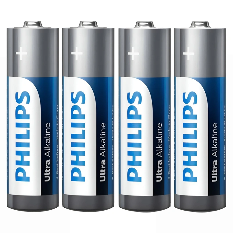 Pilhas Philips Ultra Alkaline AA com 4 Pilhas - LR6E4B97