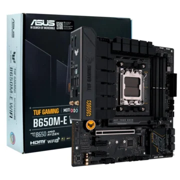Placa Mãe ASUS TUF Gaming B650M-E Wi-Fi Socket AM5 DDR5 AMD B650 Micro ATX