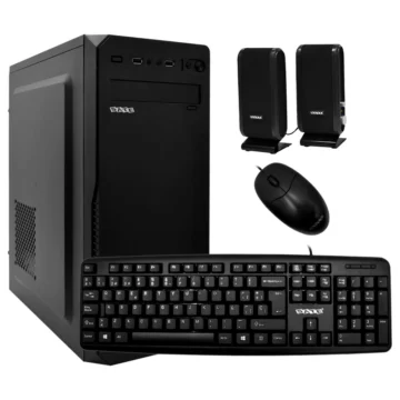 Gabinete Kit Satellite K701 Fonte 200W Speaker Mouse Teclado Espanhol - Preto
