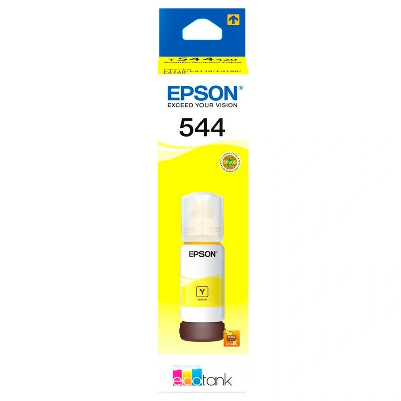 Cartucho de Tinta Epson T544420 - Amarelo Epson: L1110 / L3110 / L3150 / L5190 - Imagem 2