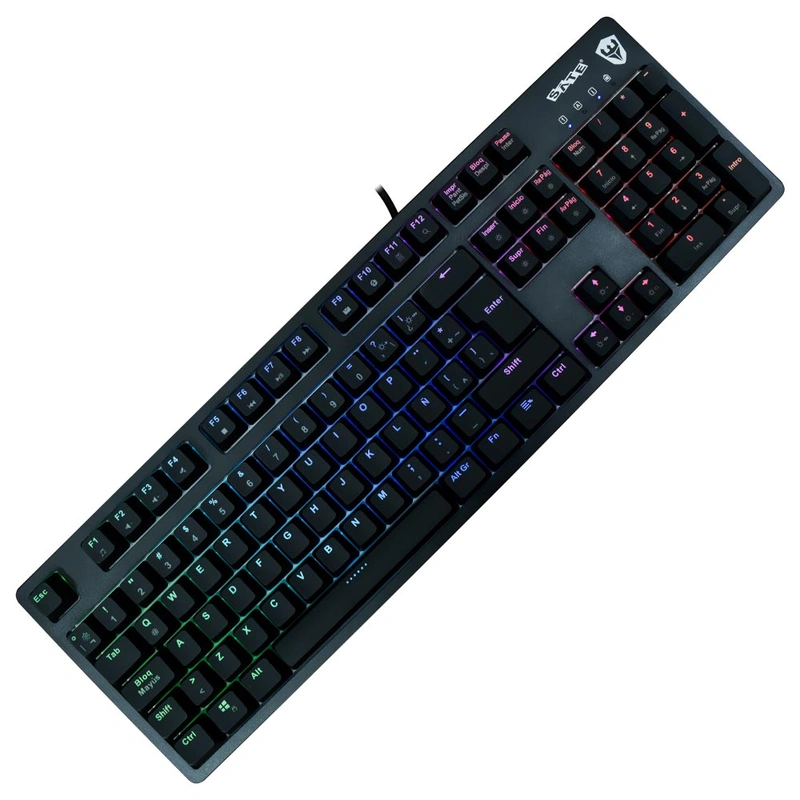 Teclado Gamer Mecânico Satellite K62 USB RGB Espanhol - Preto Com fio Windows - mac OS - Imagem 2