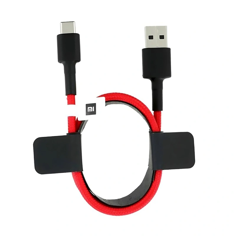 Cabo Xiaomi SJX10ZM Type-C A USB Macho 1M - Preto Vermelho USB Type-C - USB - Imagem 3