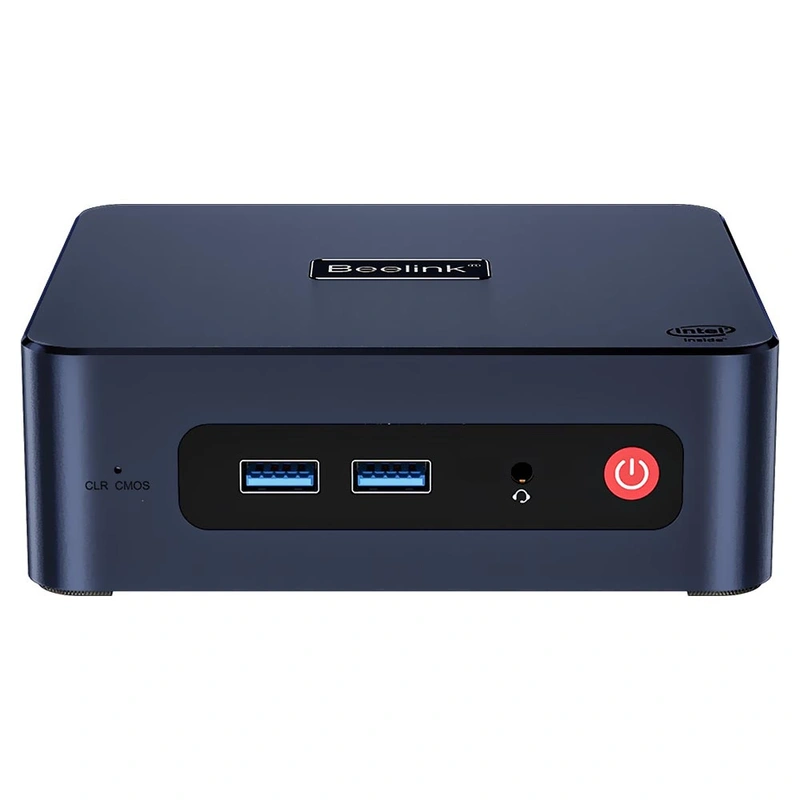 Mini PC Beelink Mini S Intel Celeron N5095 de 2.0GHz 8GB de RAM 128GB SSD - Azul