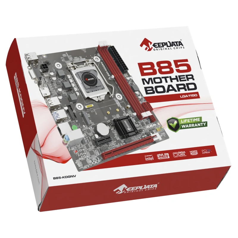 Placa Mãe Keepdata B85-KDGNV Socket LGA 1150 VGA DDR3 Intel B85 Micro ATX - Imagem 3