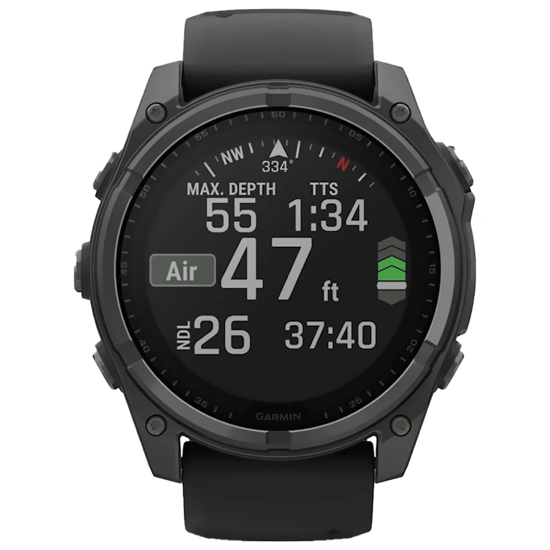 Relógio Garmin Fenix 8 Sapphire Solar - Carbon Cinza (010-02907-10) Fenix 8 Spphire Solar - Imagem 2