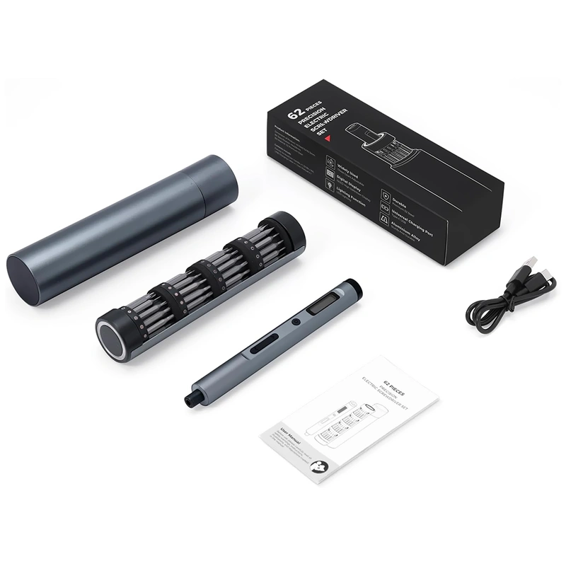 Kit de Ferramentas Satellite A-KS62 Precision Screwdriver Set - Cinza 500 mAh - Imagem 3