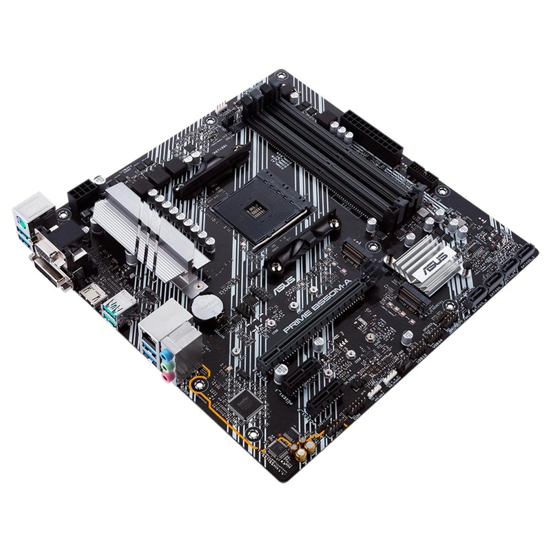 Placa Mãe ASUS Prime B550M-A Socket AM4 VGA DDR4 AMD B550 Micro ATX - Imagem 2