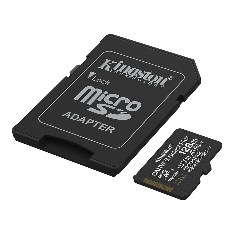 Cartão de Memória Micro SD Kingston Canvas Select Plus C10 U1 V10 A1 128GB - SDCS3128GB - Imagem 2