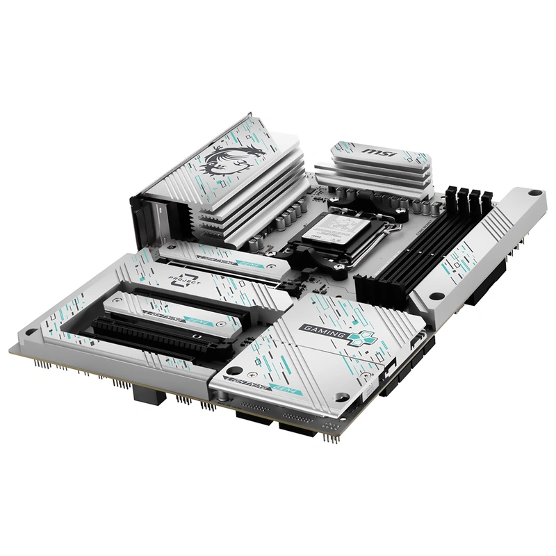 Placa Mãe MSI B850 Gaming Plus Wi-Fi PZ Socket AM5 DDR5 AMD B850 ATX - Imagem 3