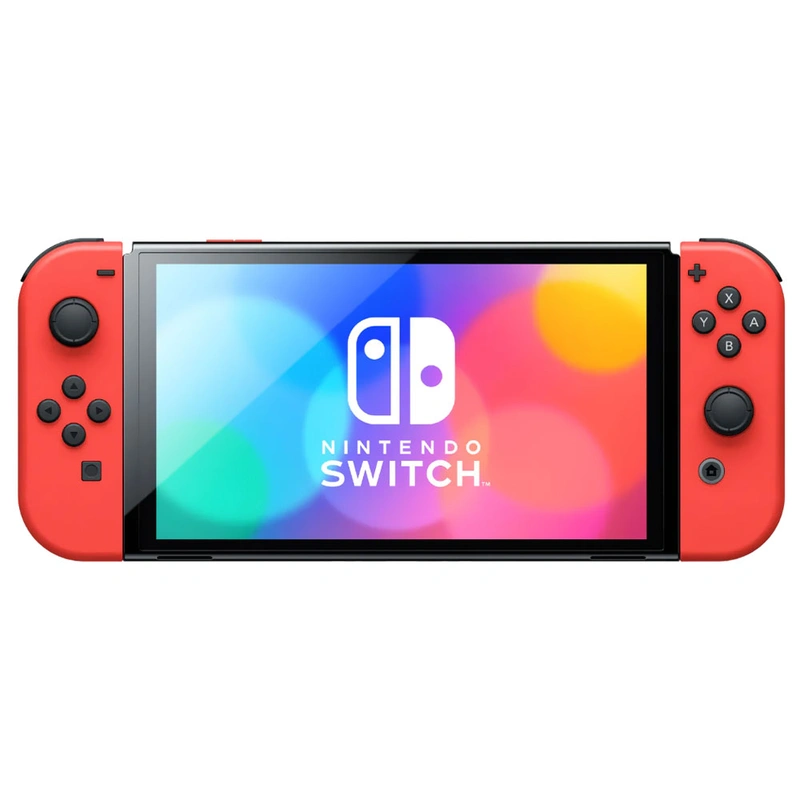 Console Nintendo Switch OLED 64GB Mario RED Edition Preto Vermelho (HEG-S-RAAAA) (Japonês) - Imagem 2