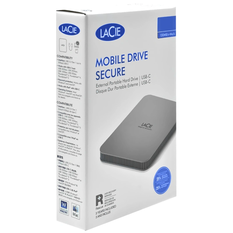 HD Externo Lacie 4TB Mobile Drive 2.5 STLP4000400 - Imagem 4
