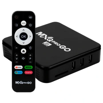 TV Box MXQ Pro Go 32GB de RAM 128GB 8K 5G - Preto Wi-Fi