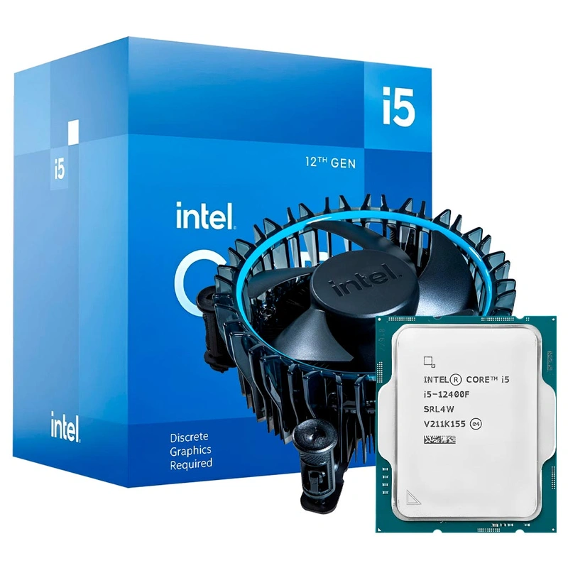 Processador Intel Core i5 12400F Socket LGA 1700 2.50GHz 18MB Até 4.40GHz