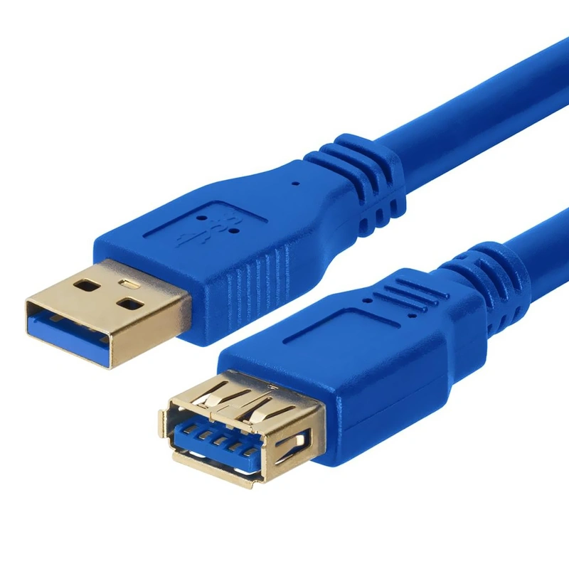 Cabo de Extensão FTX USB 3.0 MachoFemea 2M - Azul (FTX C160-U3-AMAF-2) - Imagem 2