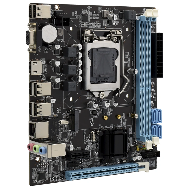 Placa Mãe STAR H61 Socket LGA 1155 VGA DDR3 Micro ATX TG-H61G578 - Imagem 2
