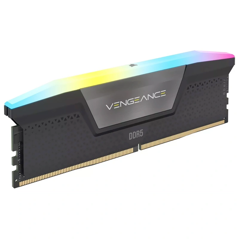 Memória RAM Corsair Vengeance DDR5 32GB 5600MHz RGB - Preto (CMH32GX5M1B5600Z40) - Imagem 2