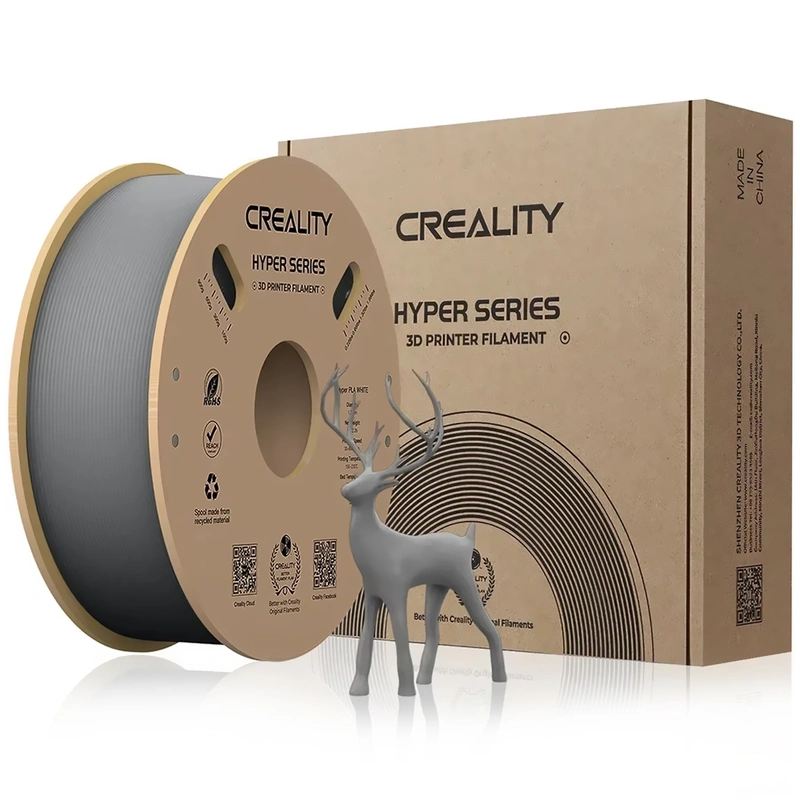Filamento para Impressora 3D Creality Hyper-ABS 1.0Kg 1.75mm - Cinza - Imagem 3