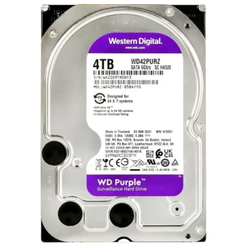 HD Western Digital 4TB WD Purple 3.5 SATA 3 - 6Gb/s WD43PURZ
