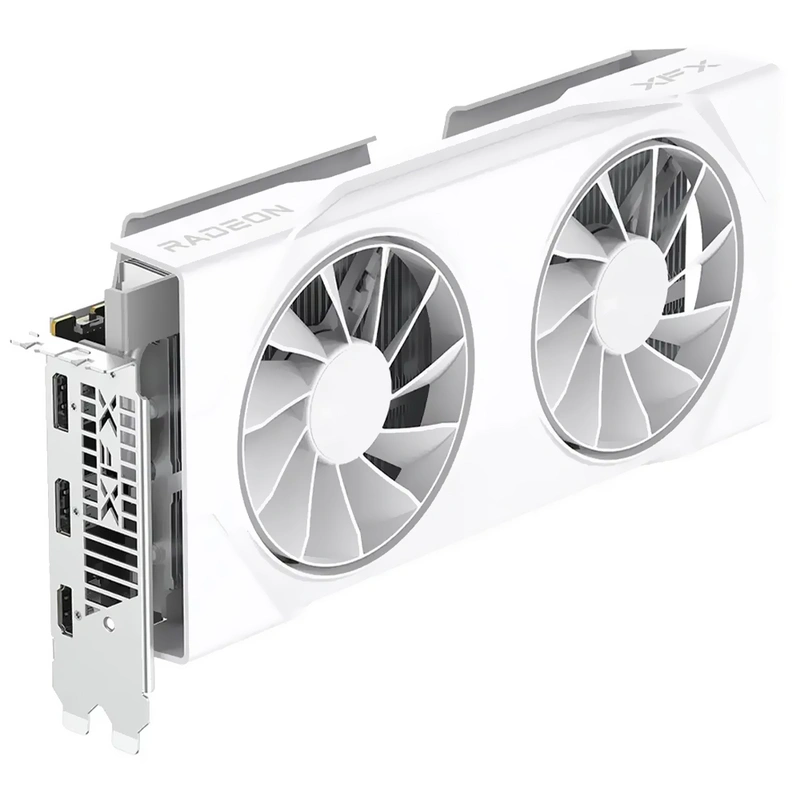 Placa de Vídeo XFX Swift OC Gaming White Edition 8GB Radeon RX9060 XT - RX-96TSW8GWQ - Imagem 2