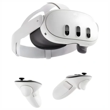 Óculos de Realidade Virtual Meta Quest 3 512GB - Branco Compatível com versões anteriores