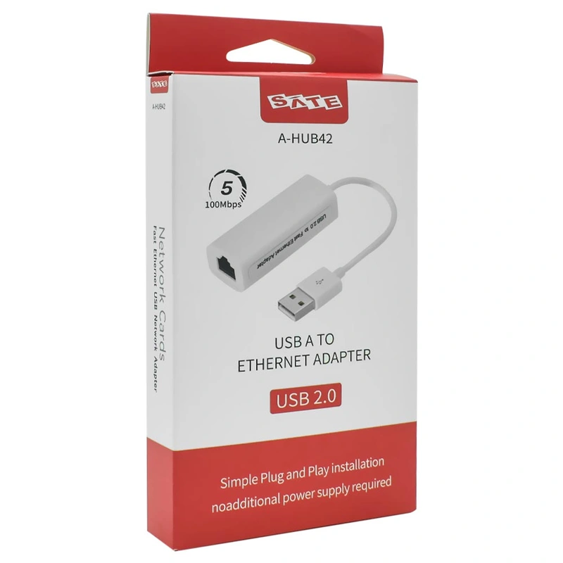 Adaptador de Rede USB 2.0 para RJ45 - Satellite A-HUB42 - Imagem 3