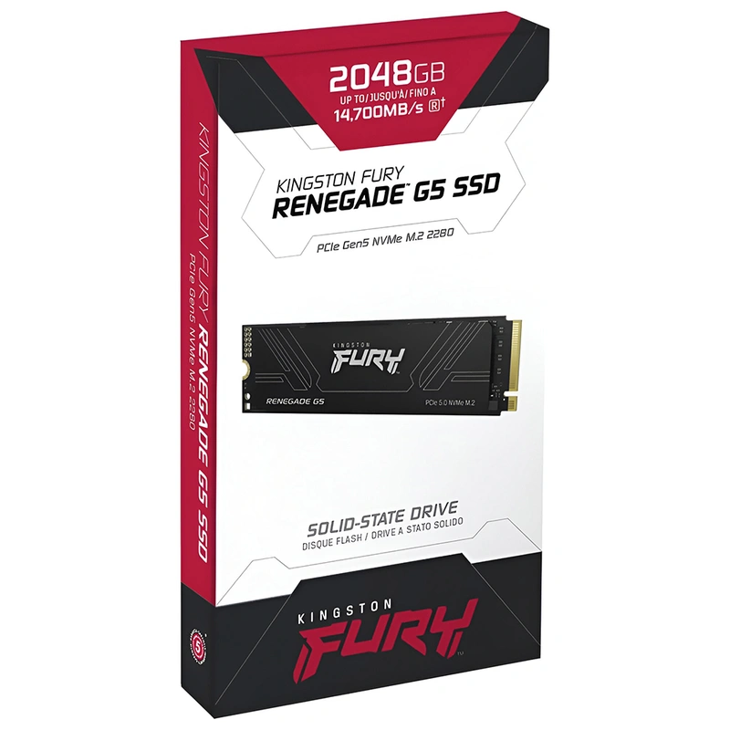 SSD Kingston M.2 2TB Fury Renegade G5 NVMe - SFYR2S2T0 PCIe 5.0 x4 NVMe - Imagem 3