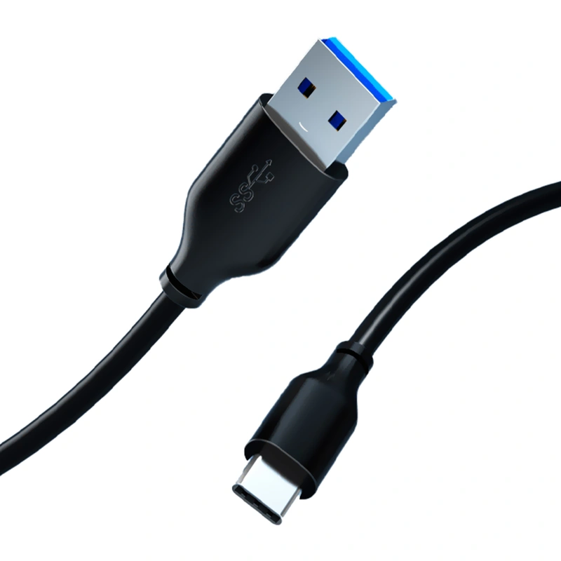 Cabo FTX USB-C Macho a USB 3.0 Macho 2M - Preto (CT-C160-U33-CMAMN-B2) - Imagem 2