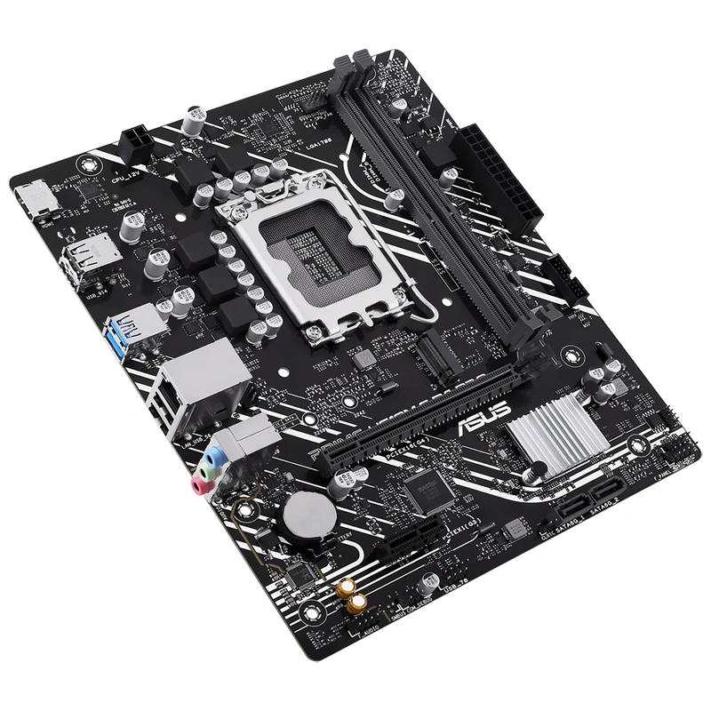 Placa Mãe ASUS Prime H610M-F D4 R2.0 Socket LGA 1700 DDR4 Intel H610 Micro ATX - Imagem 2