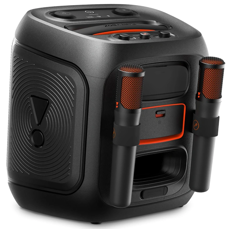 Caixa de Som JBL Partybox Encore2 Plus - Preto + 2 Microfone IPX4 Bluetooth - Imagem 3