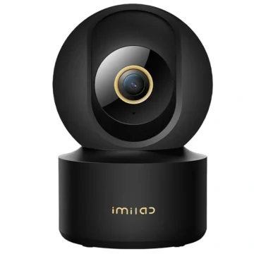 Câmera de Segurança Imilab C22 Home CMSXJ60A Indoor 3K 360° - Preto Wi-Fi 6