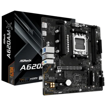 Placa Mãe ASRock A620AM-X Socket AM5 DDR5 AMD A620A 2 Slots DIMM Dual Channel DDR5