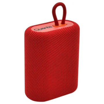 Caixa de Som Quanta QTSPB64N Mini Bluetooth FM MSD - Vermelho 5W 1200 mAh