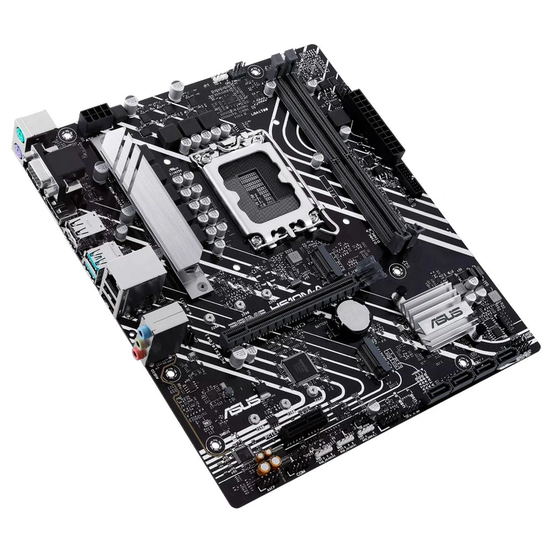 Placa Mãe ASUS Prime H610M-A Socket LGA 1700 VGA DDR5 Intel H610 Micro ATX - Imagem 2