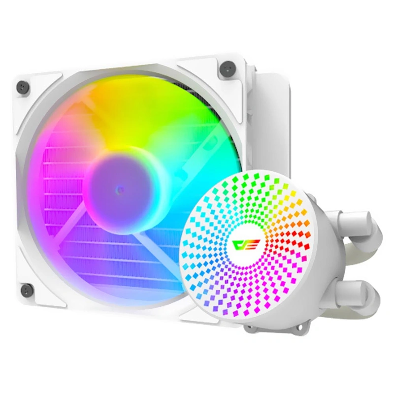 Water Cooler Para Processador darkFlash Radiant DC-120 120MM ARGB - Branco - Imagem 2