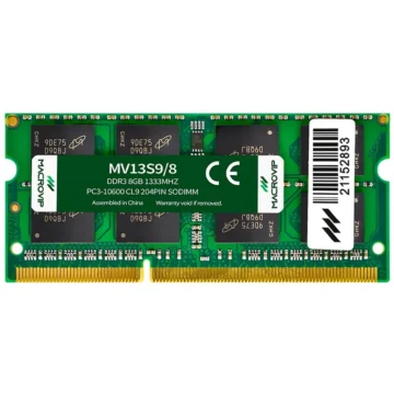 Memória RAM para Notebook Macrovip DDR3 8GB 1333MHz - MV13S98 SODIMM CL9