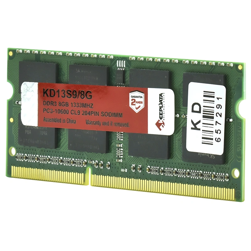 Memória RAM para Notebook Keepdata DDR3 8GB 1333MHz - KD13S98G SODIMM CL9 - Imagem 2