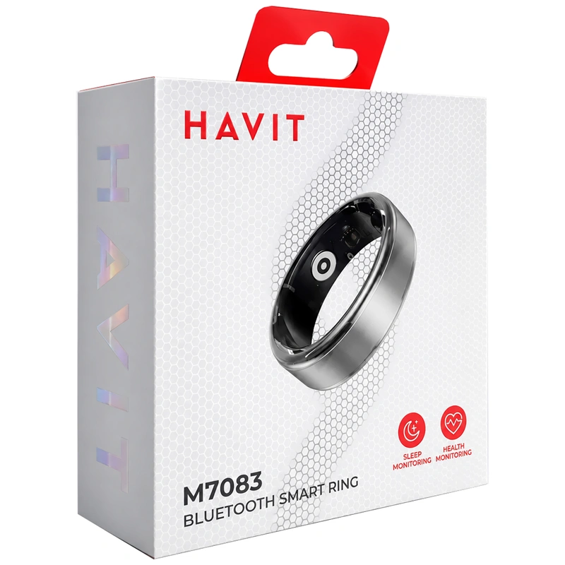 Anel Smart Havit M7083-SV - Prata (8mm) - Imagem 3