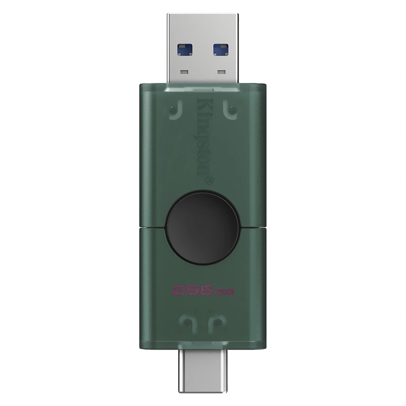 Pendrive Kingston DataTraveler Duo 256GB USB 3.2 USB-C - Verde (DTDEG2256GB)