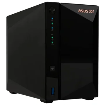 Servidor Nas Storage Asustor AS3302T V2 Drivestor 2 Pro Realtek RTD1619B 1.7GHz 2GB RAM 2
