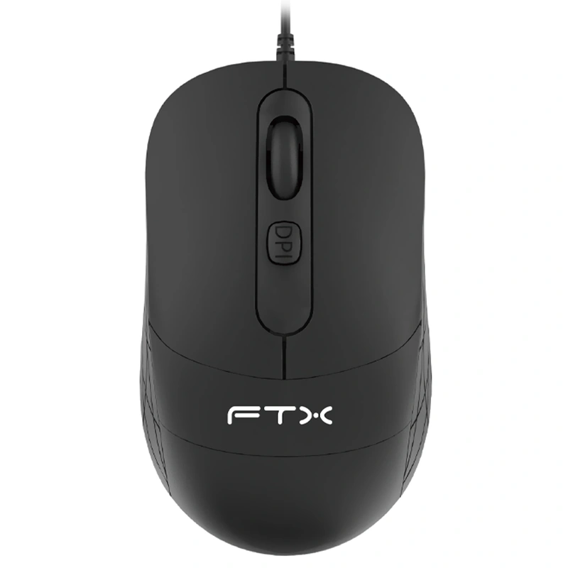 Mouse FTX MW73 Wireless - Preto Cinza USB Receiver 2.4GHz