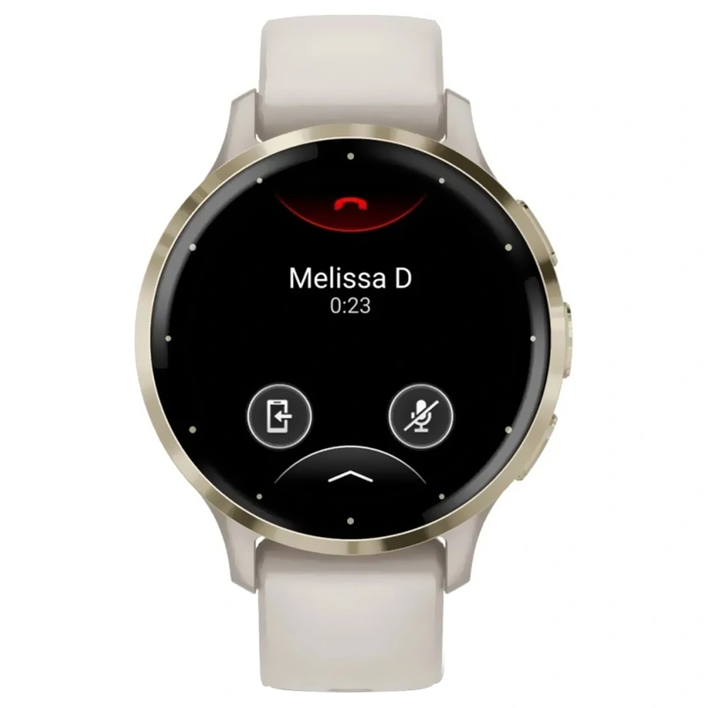 Relógio Garmin Venu 3S - Ivory (010-02785-04) 5 ATM Wi-Fi Android - Imagem 2