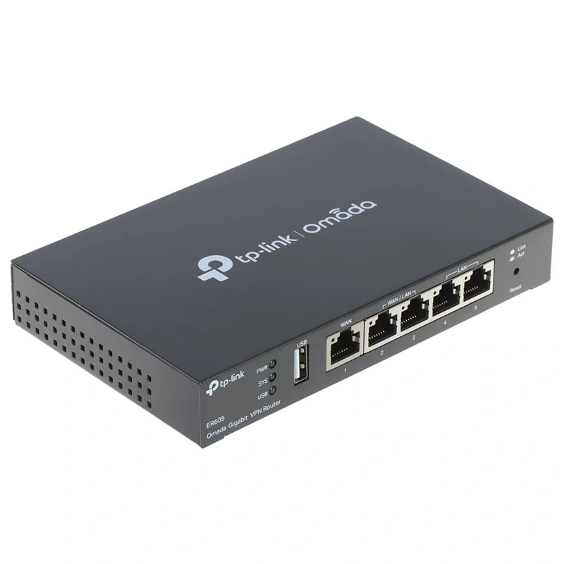 Roteador Tp-Link Omada ER605 VPN Gigabit Multi-WAN - Preto Omada ER605 Ver: 2.0 - Imagem 2