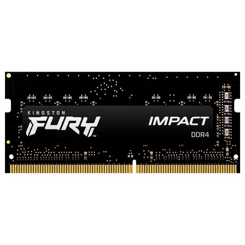 Memória RAM para Notebook Kingston Fury Impact DDR4 8GB 3200MHz - Preto (KF432S20IB8)