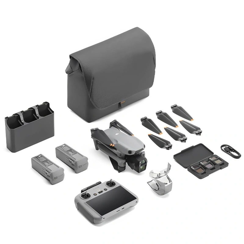Drone Dji Air 3S Fly More Combo (DJI RC 2) Wi-Fi Cinza - Imagem 3